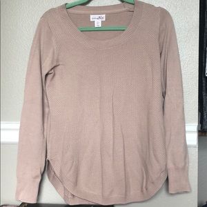 Blush colored sweater
